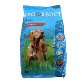 Корм для собак ProХвост мясное ассорти 0,500кг